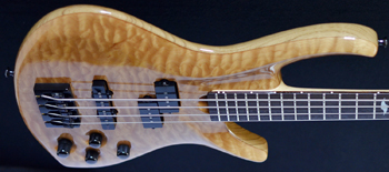 Roscoe Century 4 Custom 5A Quilted Maple Top