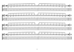 BAF#GED octaves C major arpeggio (3nps) box shapes GuitarPro7 TAB pdf