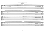 C major scale (ionian mode) (Drop A: 7 string guitar) 3nps box shapes