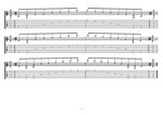 C major arpeggio (8-string guitar: Drop E - EBEADGBE) box shapes GuitarPro7 TAB pdf
