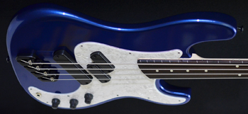 Dingwall Super PJ4 Metallic Blueberry Fretless