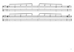 GuitarPro8 TAB : CAGED octaves 5-string bass (Drop A - AEADG) C major arpeggio box shapes pdf