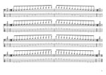 GuitarPro8 TAB: C major scale (ionian mode) box shapes (3nps) pdf