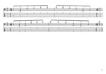 GuitarPro8 TAB : BAGED octaves 6-string bass (Drop E0 standard - EBEADG) C major arpeggio box shapes pdf