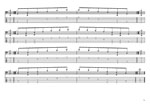 GuitarPro8 TAB: BAGED octaves 6-string bass (Drop E0 standard - EBEADG) C major arpeggio box shapes