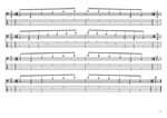 GuitarPro8 TAB: BAGED octaves 6-string bass (Drop E0 standard - EBEADG) C major arpeggio box shapes