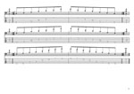 GuitarPro8 TAB : CAGEFD octaves Fender Bass VI (E1 standard - EADGCF) C major arpeggio box shapes pdf