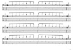 GuitarPro8 TAB: C major arpeggio box shapes (intra-3nps) pdf