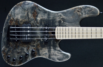 Mayones Jabba Custom JM4 Poplar Top Antique Black