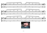 CAGED4BASS (4-string bass : Low E) - C major arpeggio box shapes TAB pdf