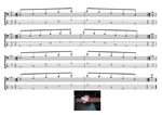 CAGED4BASS (4-string bass : Low E) - C major arpeggio (3nps) box shapes TAB pdf