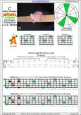 5-String Bass (Low B) C major arpeggio : 3A1 box shape pdf