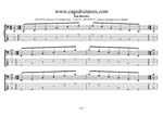 GuitarPro7 TAB : 5-String Bass (Low B) C major arpeggio