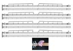 GuitarPro7 TAB: 5-String Bass (Low B) C major arpeggio (3nps) box shapes pdf