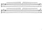 GuitarPro7 TAB: CAGED4BASS C pentatonic major scale (pseudo 3nps) box shapes pdf