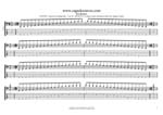 GuitarPro7 TAB: A minor scale (aeolian mode) box shapes pdf