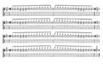 GuitarPro7 TAB pdf - AGEDC octaves (6-string guitar - Drop D: DADGBE) A minor scale (aeolian mode) box shapes (3nps)