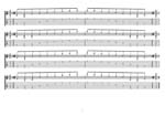 GuitarPro7 TAB (8-string guitar : Drop E - EBEADGBE) - C major arpeggio box shapes pdf (3nps)