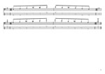 GuitarPro8 TAB: Meshuggah's 4-string bass tuning (FBbEbAb) C major-minor arpeggio box shapes pdf