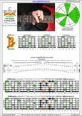 BAGED octaves 6-string guitar (6/7th guitar tuning - B1:E2:A2:D3:G3:B3) C major blues scale: 6B4B1 box shape at 12 pdf