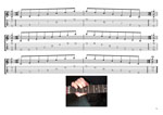 GuitarPro8: AGEDB octaves 6-string guitar (6/7th guitar tuning - B1:E2:A2:D3:G3:B3) A minor arpeggio box shapes pdf