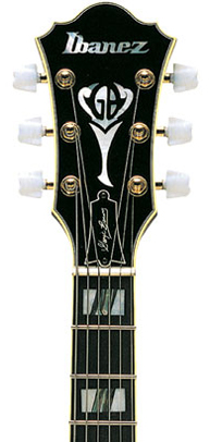 Ibanez GB10 headstock