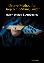 eBook Cover: Octave Method for 7-String Guitar (Low B)