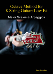 eBook Cover: Octave Method for 7-String Guitar (Low B)