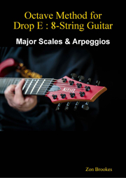 eBook Cover: Octave Method for 7-String Guitar (Low B)